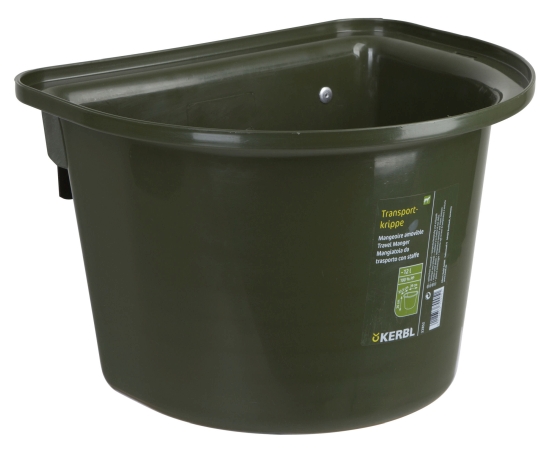 Transportbak groen met ophangbeugel