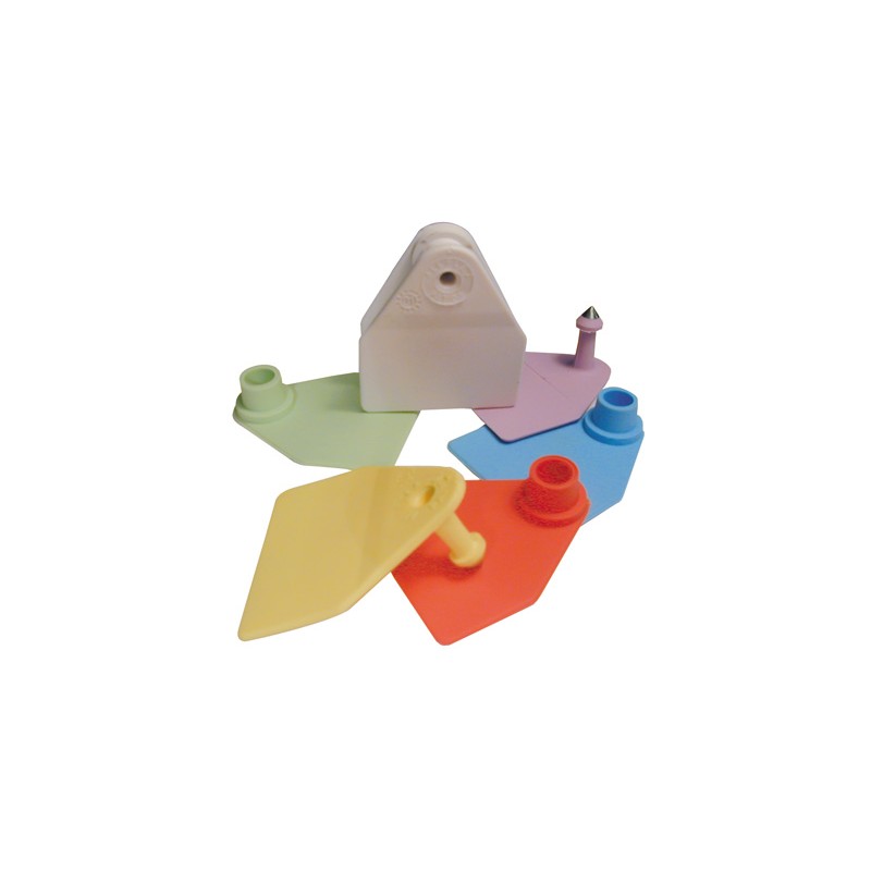 Allflex pentag vrouw wit 100st