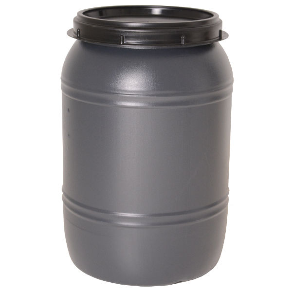 Food barrel with 1-piece screw lid 60l