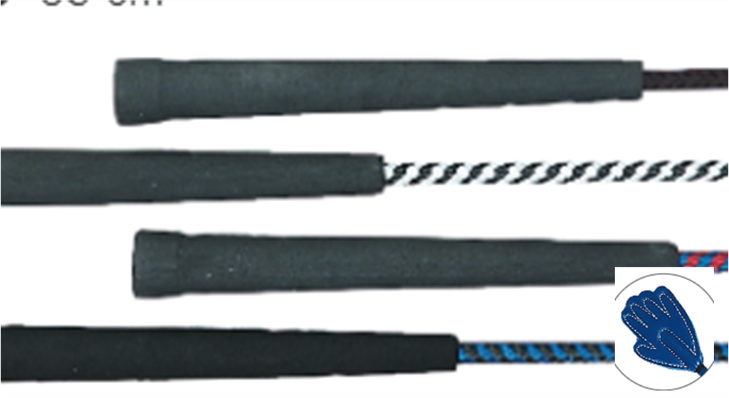 Springzweep nylon met handje 55cm