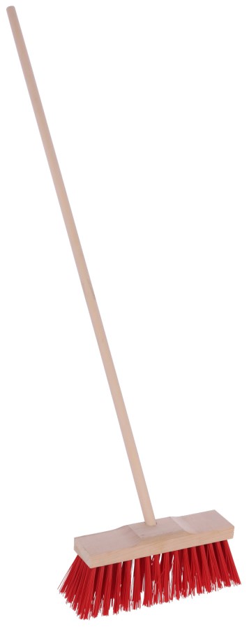 Children's broom with handle