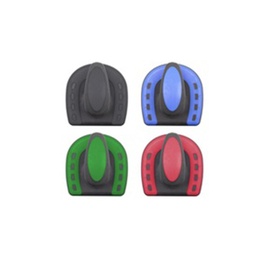 Brush soft grip horseshoe - black