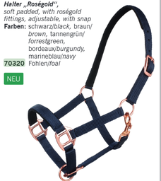 [FW70320] Halter nylon rose gold