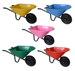 Brouette pour enfants en métal/plastique