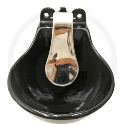 [580700] Abreuvoir émaillé avec cuillère noir 1,5l