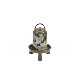 [11854]  Eco kippendrinkbak met poten met camouflageprint 3 L