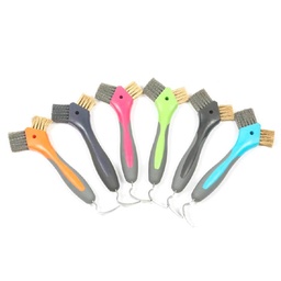 Trio hoof scraper with brushes Lamicell