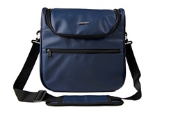 [1392211212000] Grooming bag in synthetic leather navy 30x27x33 cm